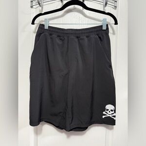 Lululemon Pace Breaker Linerless Shorts Men’s S Black Skull Unlined Athleisure‎